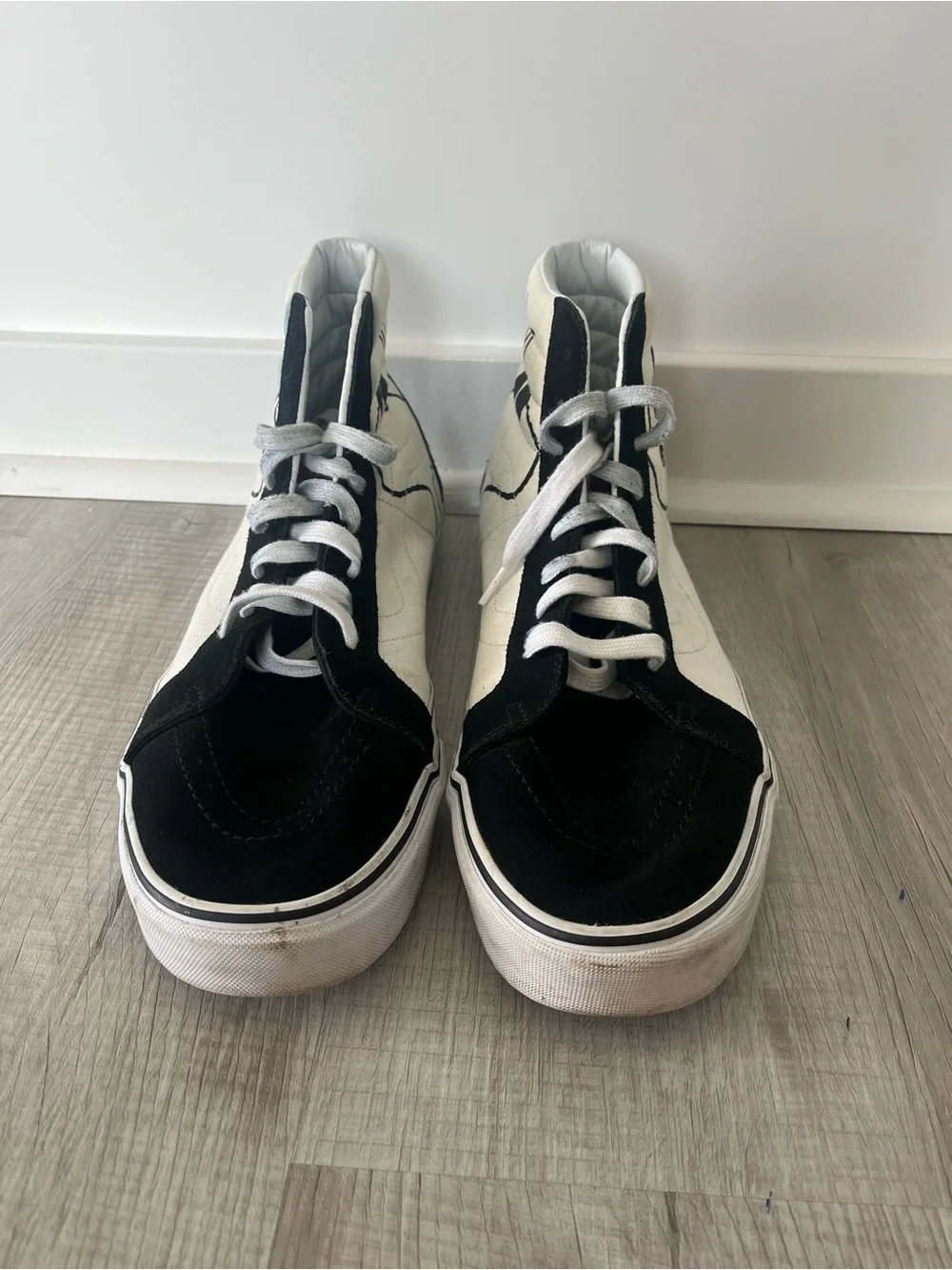 Vans Peanuts SK8-HI Reissue Joe Cool Snoopy Woodstock Black White Mens Size 16
